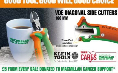 Klein Tools støtter Macmillan Cancer Support med kuttere i begrenset opplag
