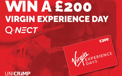 VINNE!  Bag En £200 Virgin Experience-kupong med Unicrimp